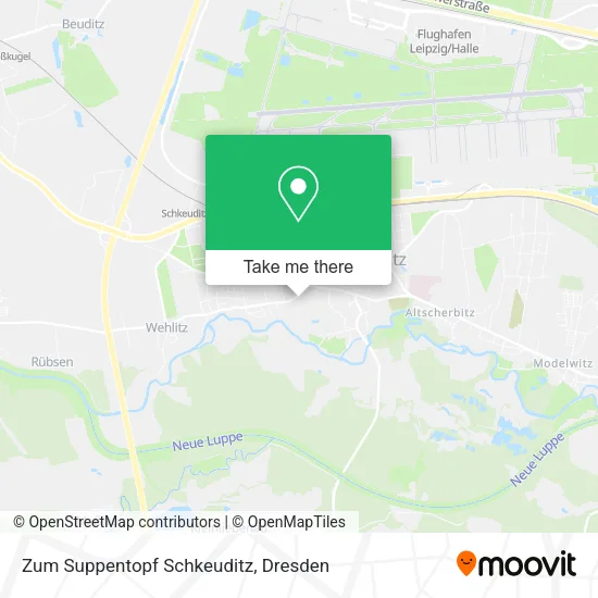 Карта Zum Suppentopf Schkeuditz