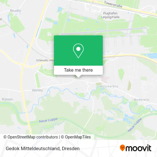 Карта Gedok Mitteldeutschland