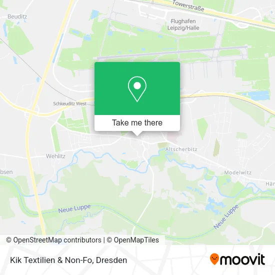 Карта Kik Textilien & Non-Fo