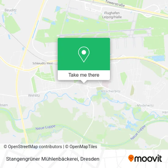 Карта Stangengrüner Mühlenbäckerei