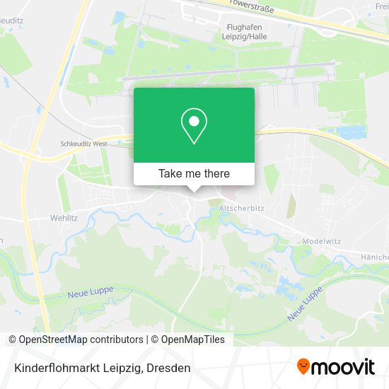 Карта Kinderflohmarkt Leipzig