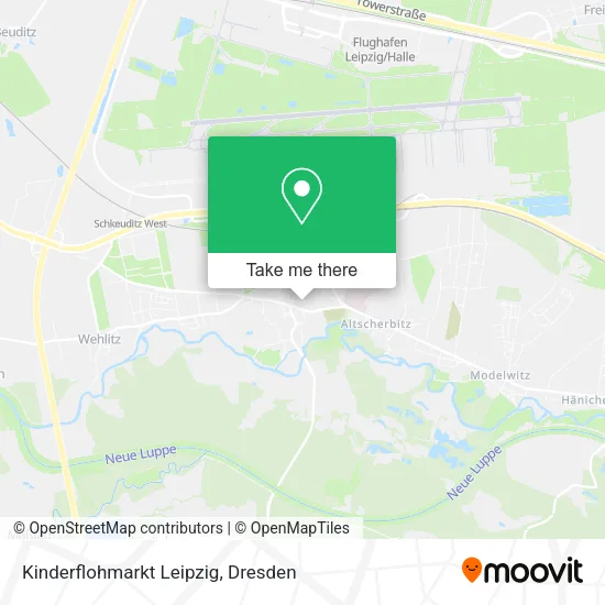 Карта Kinderflohmarkt Leipzig