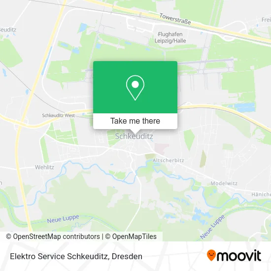 Карта Elektro Service Schkeuditz