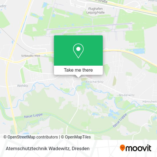 Карта Atemschutztechnik Wadewitz