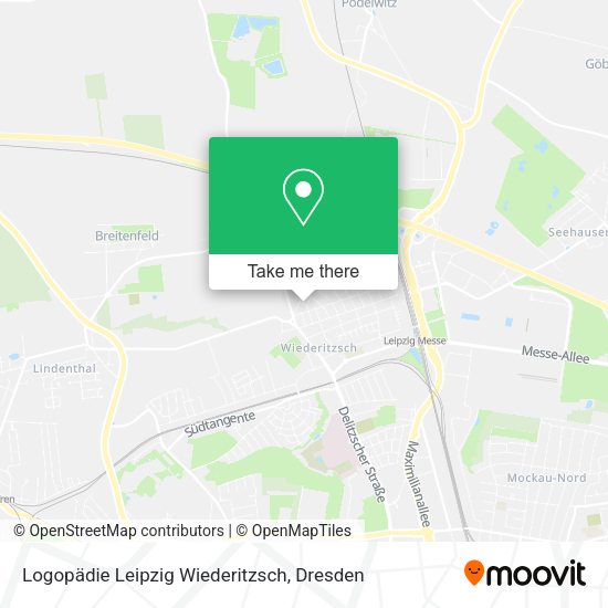 Карта Logopädie Leipzig Wiederitzsch