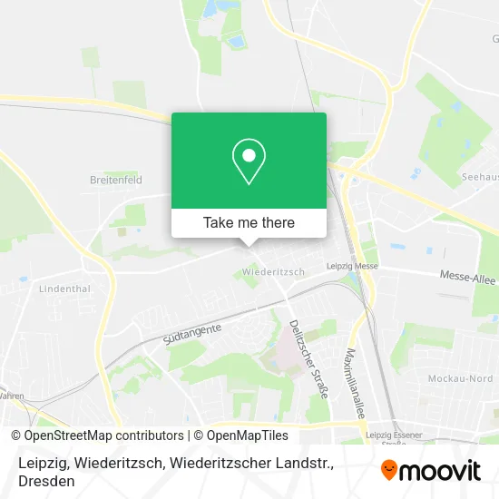 Карта Leipzig, Wiederitzsch, Wiederitzscher Landstr.