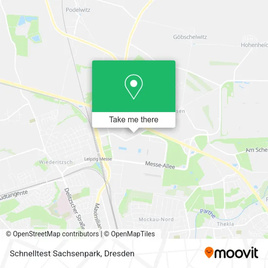 Карта Schnelltest Sachsenpark