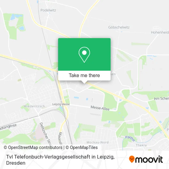 Карта Tvl Telefonbuch-Verlagsgesellschaft in Leipzig
