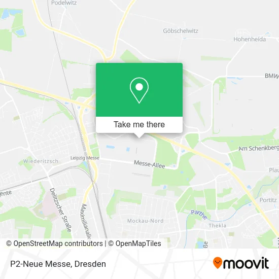 Карта P2-Neue Messe