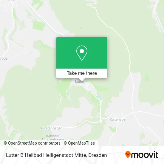Карта Lutter B Heilbad Heiligenstadt Mitte