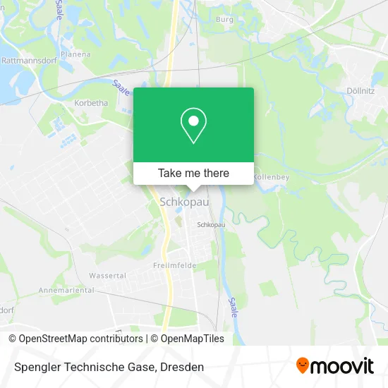 Карта Spengler Technische Gase