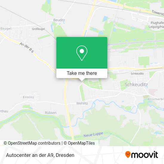 Карта Autocenter an der A9