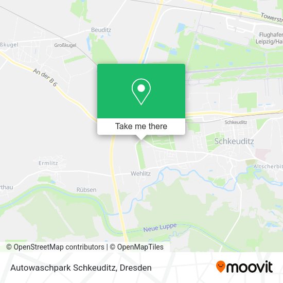 Карта Autowaschpark Schkeuditz