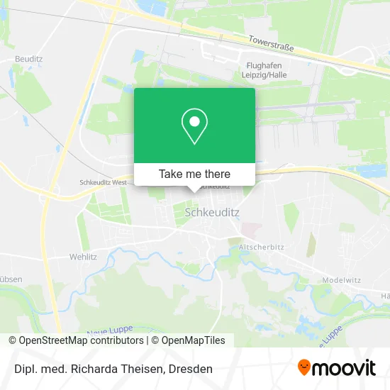 Карта Dipl. med. Richarda Theisen