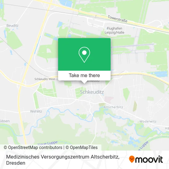 Medizinisches Versorgungszentrum Altscherbitz map
