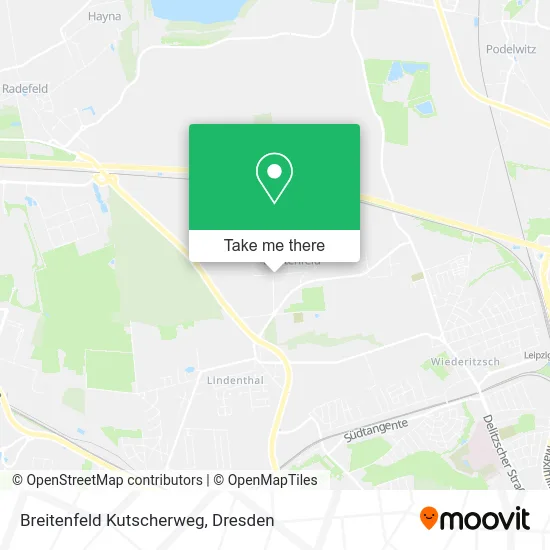 Breitenfeld Kutscherweg map