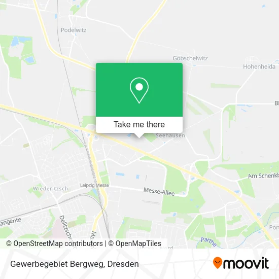 Карта Gewerbegebiet Bergweg