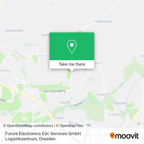 Карта Future Electronics Edc Services GmbH Logistikzentrum