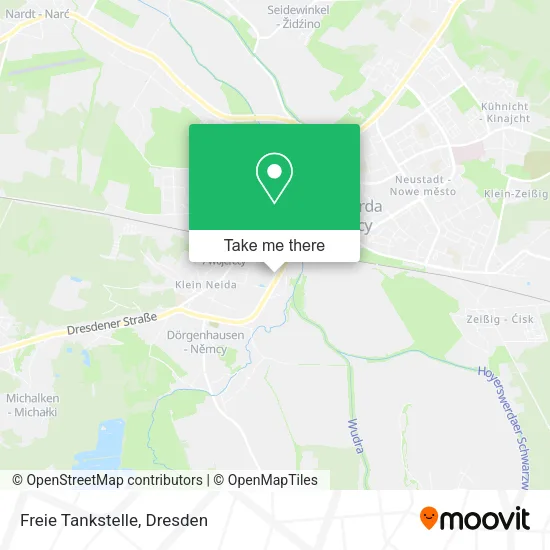 Карта Freie Tankstelle