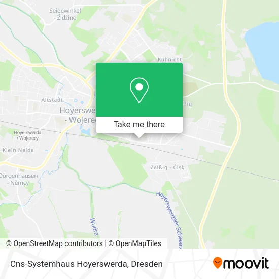 Карта Cns-Systemhaus Hoyerswerda