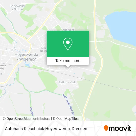 Карта Autohaus Kieschnick-Hoyerswerda