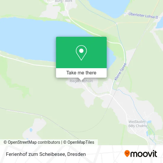 Карта Ferienhof zum Scheibesee