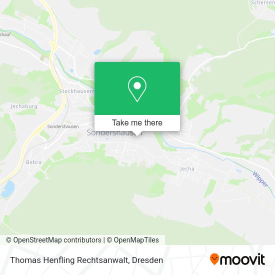 Карта Thomas Henfling Rechtsanwalt