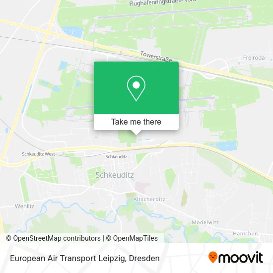 Карта European Air Transport Leipzig