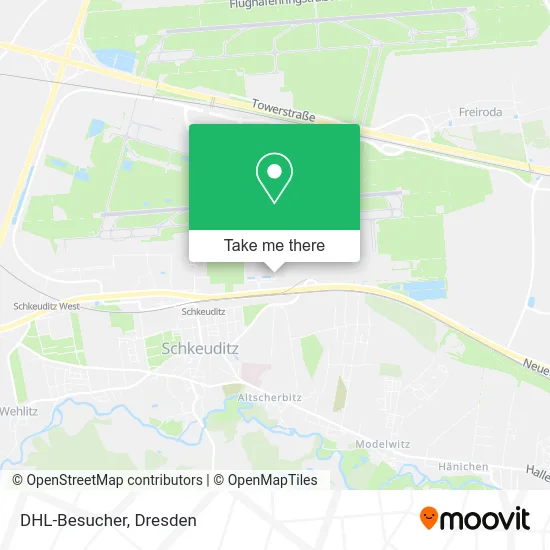 Карта DHL-Besucher