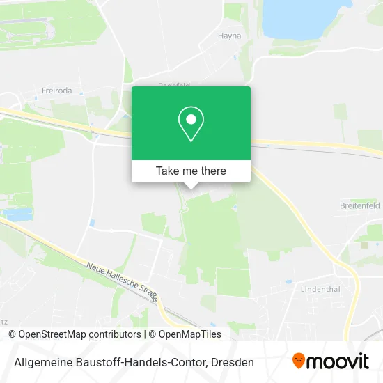 Карта Allgemeine Baustoff-Handels-Contor