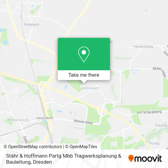 Карта Stähr & Hoffmann Partg Mbb Tragwerksplanung & Bauleitung