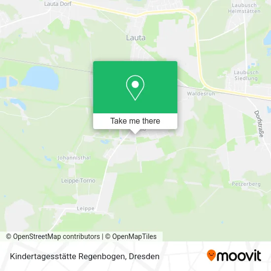 Карта Kindertagesstätte Regenbogen