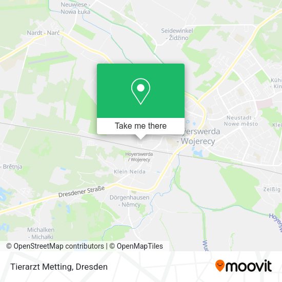 Карта Tierarzt Metting
