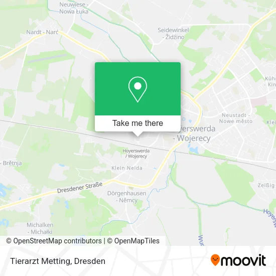 Карта Tierarzt Metting