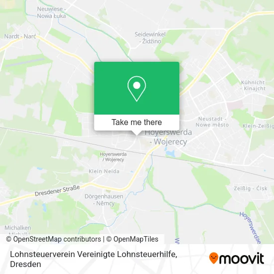 Карта Lohnsteuerverein Vereinigte Lohnsteuerhilfe