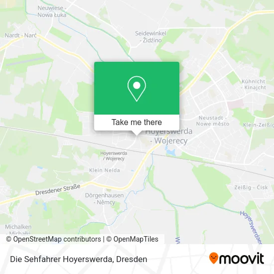 Карта Die Sehfahrer Hoyerswerda