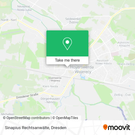 Карта Sinapius Rechtsanwälte