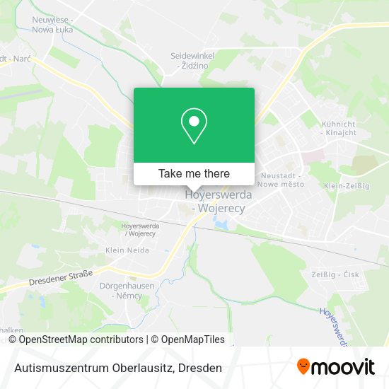 Карта Autismuszentrum Oberlausitz