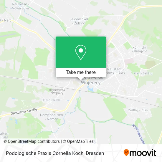 Карта Podologische Praxis Cornelia Koch