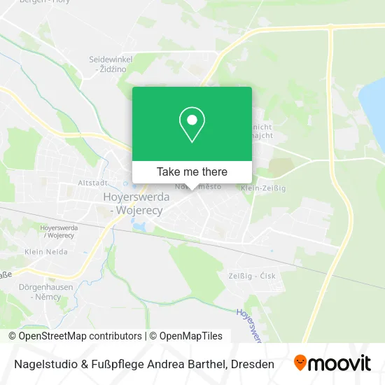 Карта Nagelstudio & Fußpflege Andrea Barthel