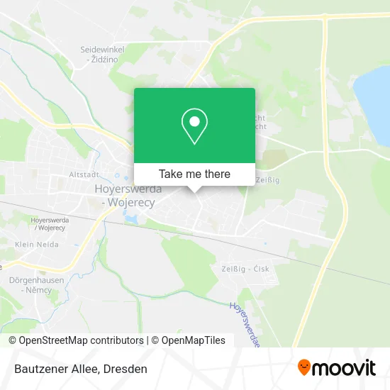 Карта Bautzener Allee