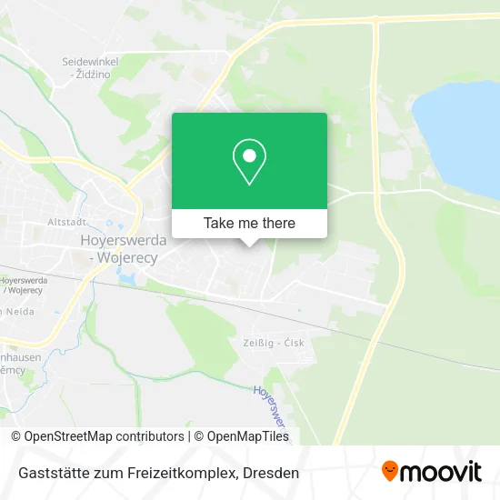 Карта Gaststätte zum Freizeitkomplex