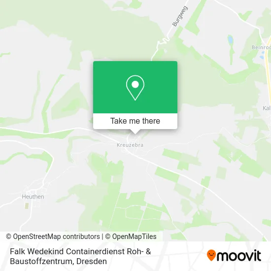 Карта Falk Wedekind Containerdienst Roh- & Baustoffzentrum