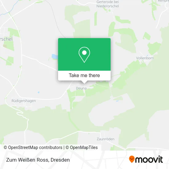 Карта Zum Weißen Ross