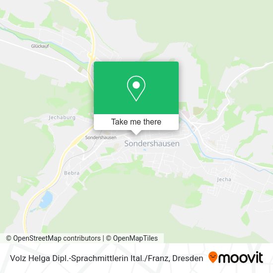 Карта Volz Helga Dipl.-Sprachmittlerin Ital. / Franz