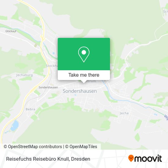 Карта Reisefuchs Reisebüro Knull