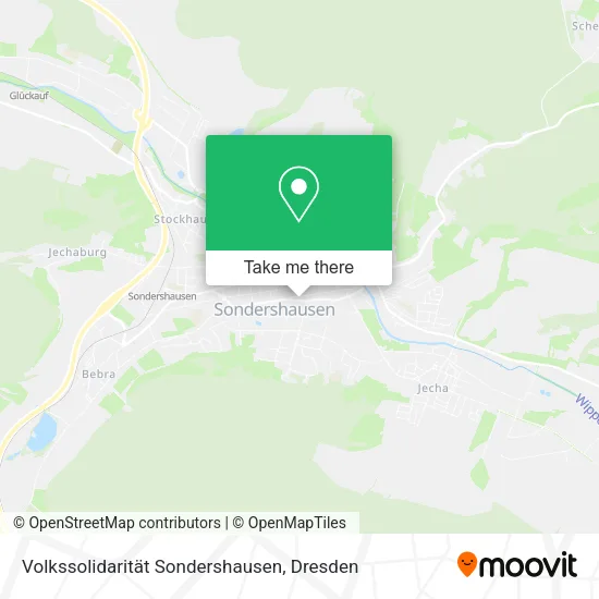 Карта Volkssolidarität Sondershausen