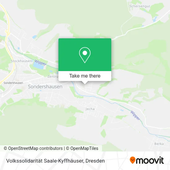 Карта Volkssolidarität Saale-Kyffhäuser