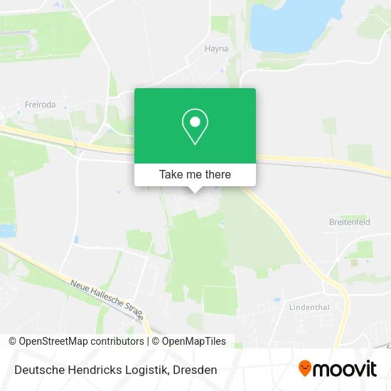Карта Deutsche Hendricks Logistik
