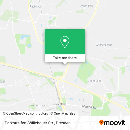 Карта Parkstreifen Söllichauer Str.